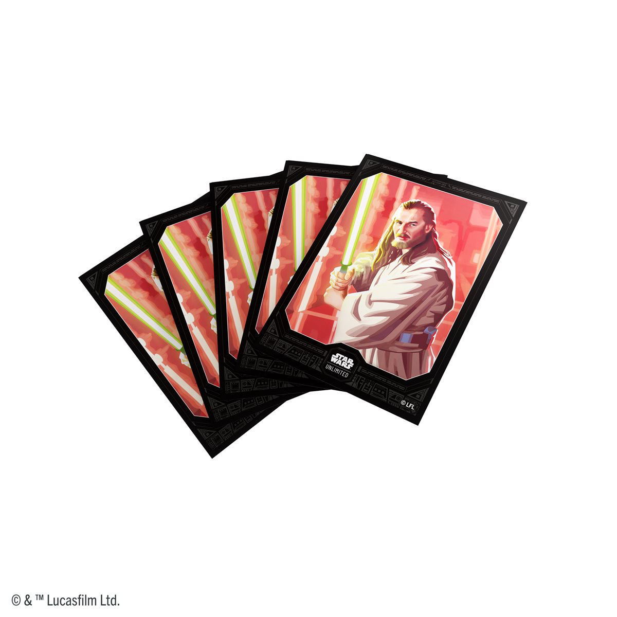 Star Wars: Unlimited - Legends of the Force: Art Sleeves: Qui-Gon Jinn - A Muse N Games